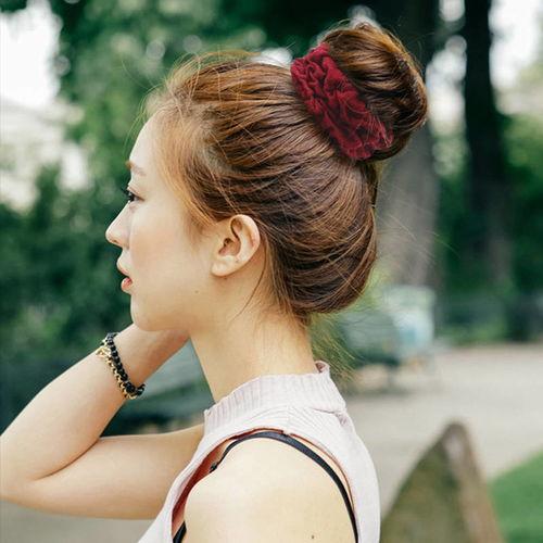 成人高弹力皮筋扎发视频,轻松打造时尚发型