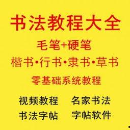 成人书法自学楷书视频,跟随自学视频，轻松掌握书法艺术